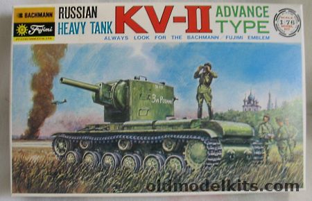 Fujimi 1/76 KV-II Tank Advanced Type, 0759-150 plastic model kit